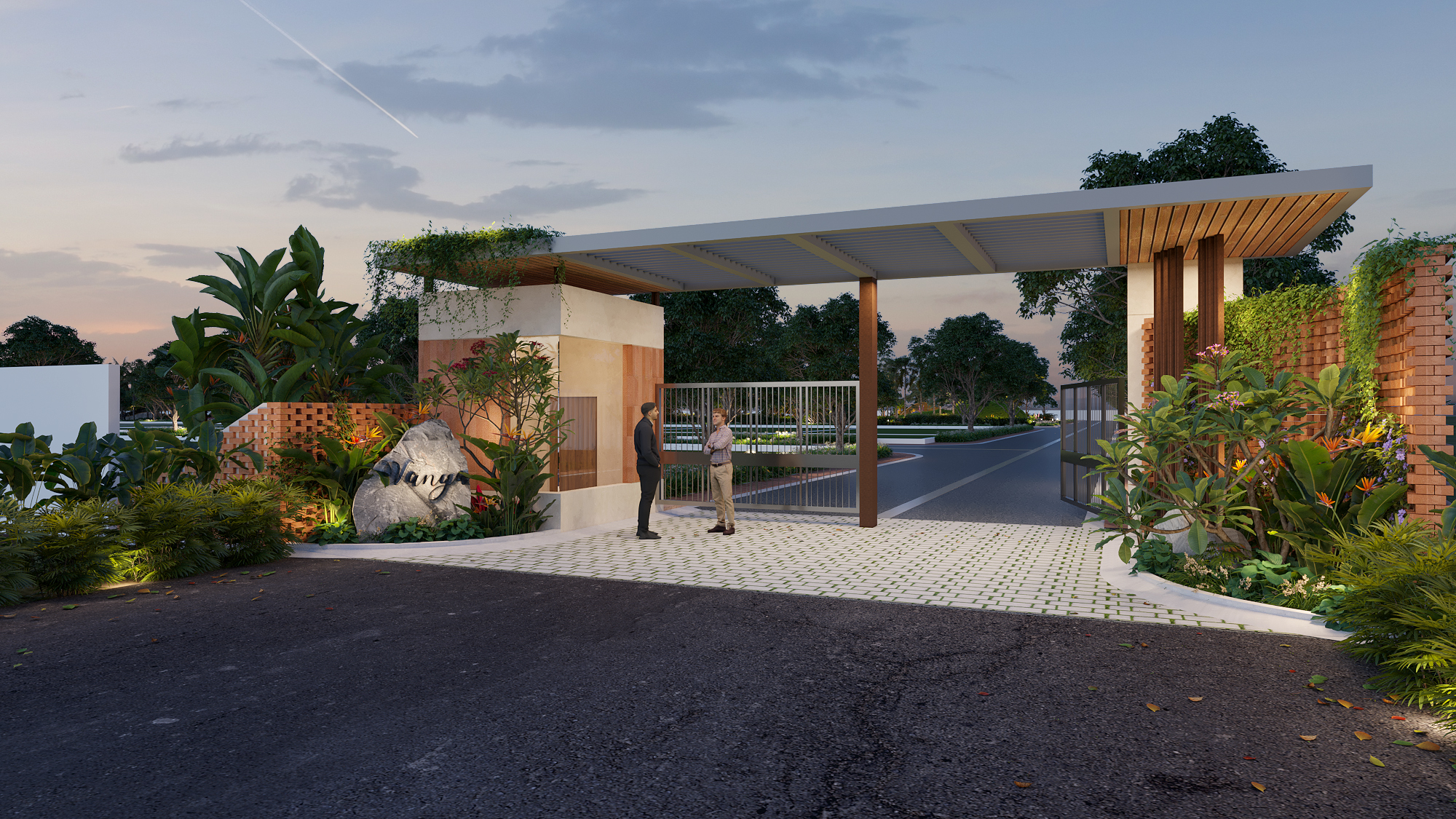 Entrance Night View