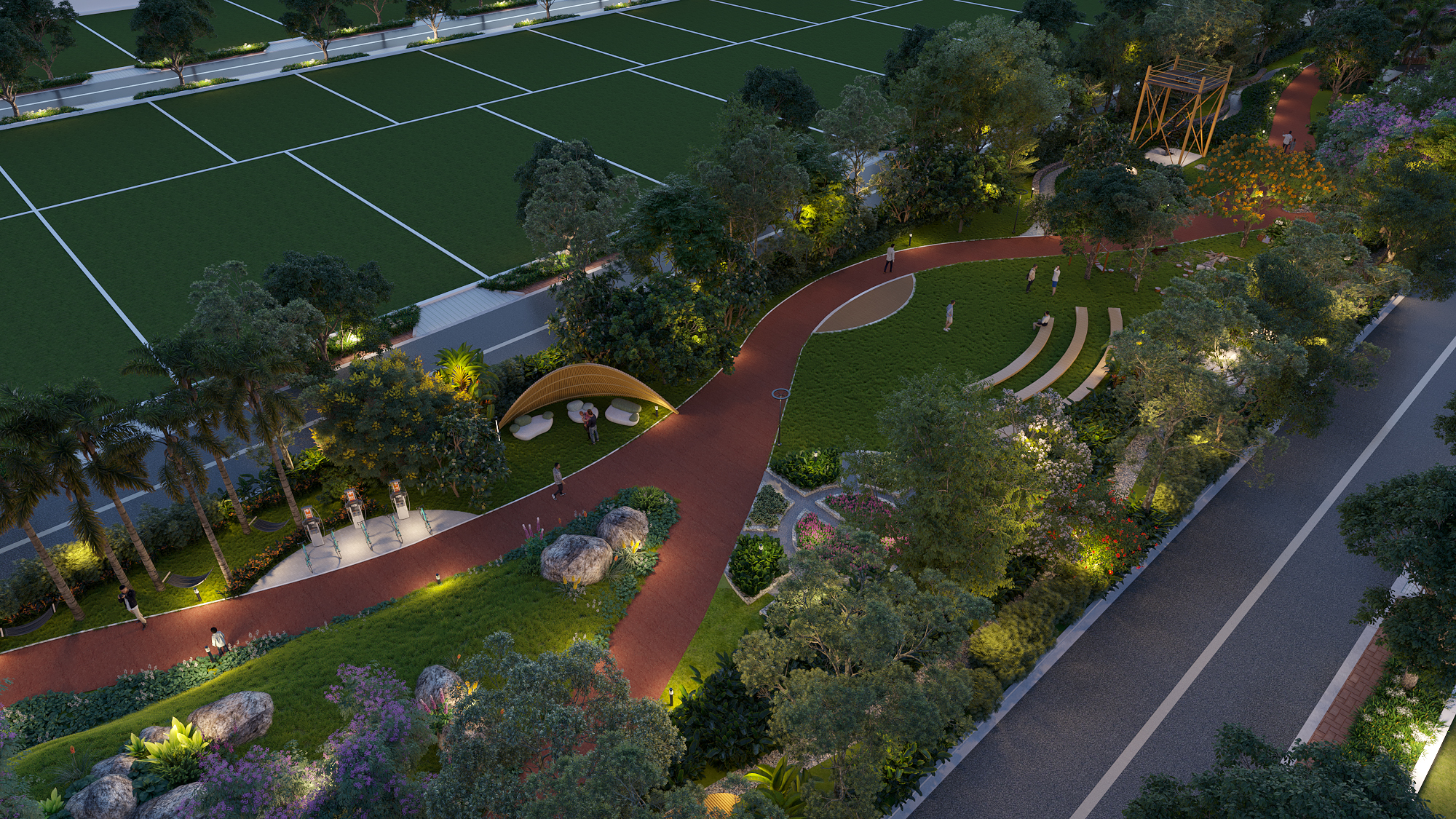 Park Night View