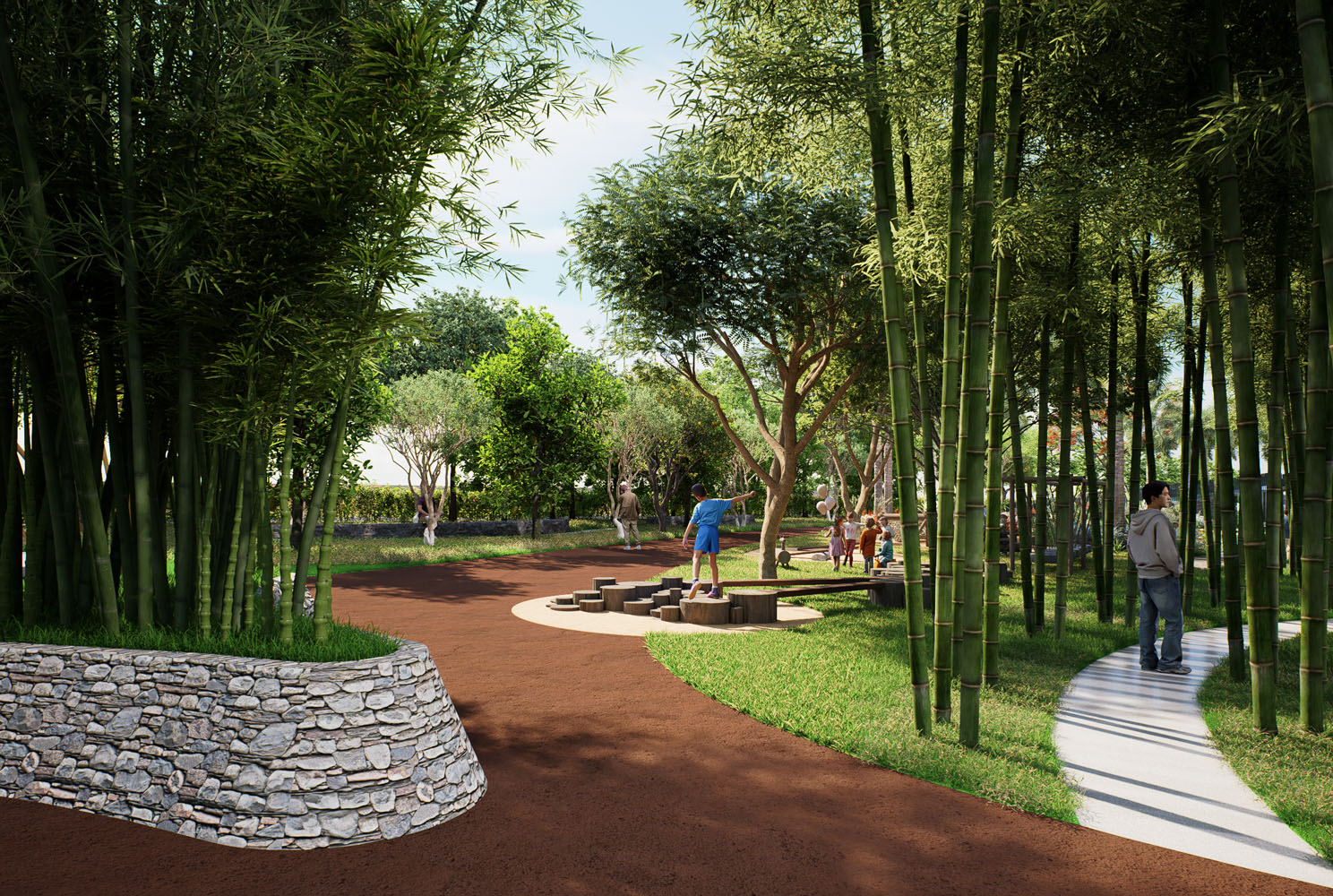 Kids nature learning garden